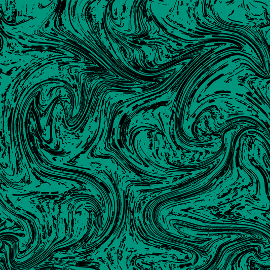 Torquoise liquid marble digital art design for fashion, entertainment, or digital arts.